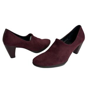 ECCO Shape 55 Plateau Shootie Bootie in Bordeaux Women’s Size 40 / US 9 - 9.5